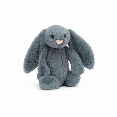 Jellycat Bashful Dusky Blue Conejitos | CFZD-40158